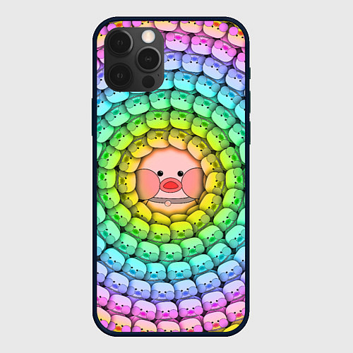 Чехол iPhone 12 Pro Max Psychedelic Lalafanfan / 3D-Черный – фото 1