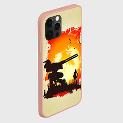 Чехол для iPhone 12 Pro Max Снейк и Метал Гир, цвет: 3D-светло-розовый — фото 2