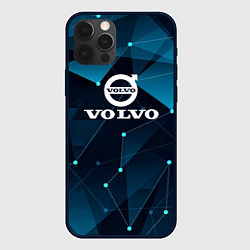 Чехол для iPhone 12 Pro Max Volvo - Geometry, цвет: 3D-черный