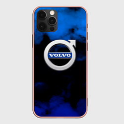 Чехол для iPhone 12 Pro Max Volvo: Облака, цвет: 3D-светло-розовый