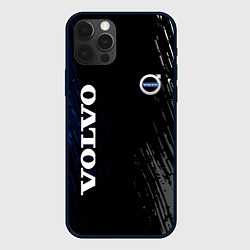 Чехол для iPhone 12 Pro Max Volvo марка автомобиля, цвет: 3D-черный