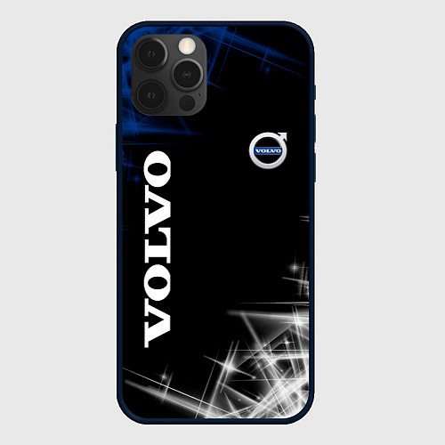 Чехол iPhone 12 Pro Max Volvo отражения / 3D-Черный – фото 1