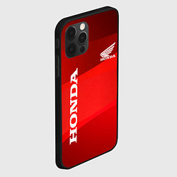 Чехол для iPhone 12 Pro Max Honda - Red, цвет: 3D-черный — фото 2