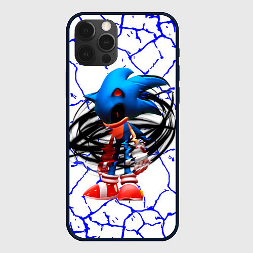 Чехол iPhone 12 Pro Max СОНИК EXE ТЕМНЫЙ СОНИК / 3D-Черный – фото 1