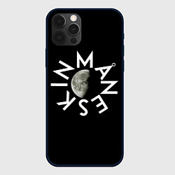 Чехол для iPhone 12 Pro Max Манескин и луна, цвет: 3D-черный