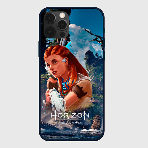 Чехол iPhone 12 Pro Max Aloy Horizon / 3D-Черный – фото 1