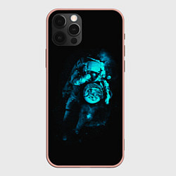 Чехол для iPhone 12 Pro Max Неоновый астронавт Neon Astronaut, цвет: 3D-светло-розовый