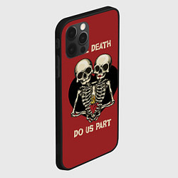 Чехол для iPhone 12 Pro Max Любовь до Гроба love till death, цвет: 3D-черный — фото 2