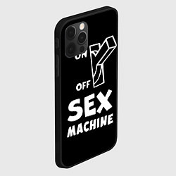 Чехол для iPhone 12 Pro Max SEX MACHINE Секс Машина, цвет: 3D-черный — фото 2