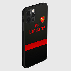 Чехол для iPhone 12 Pro Max Arsenal fc, цвет: 3D-черный — фото 2