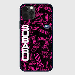 Чехол iPhone 12 Pro Max SUBARU STI PATTERN