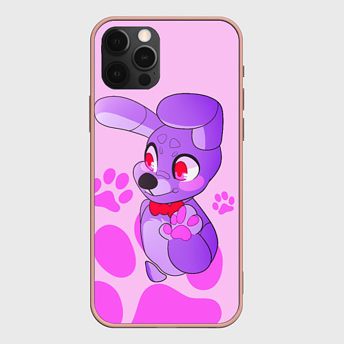 Чехол iPhone 12 Pro Max Bonnie the Rabbit UCN / 3D-Светло-розовый – фото 1
