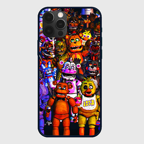 Чехол iPhone 12 Pro Max Fnaf UCN / 3D-Черный – фото 1