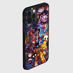 Чехол для iPhone 12 Pro Max Cute Fnaf Pattern, цвет: 3D-черный — фото 2