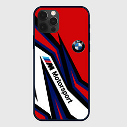 Чехол для iPhone 12 Pro Max БМВ МОТОСПОРТ BMW MOTOSPORT, цвет: 3D-черный