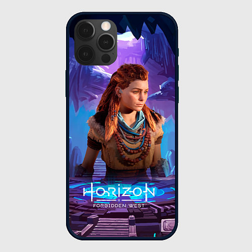 Чехол iPhone 12 Pro Max Horizon Aloy Элой Forbidden West / 3D-Черный – фото 1