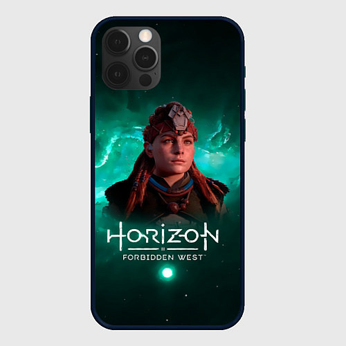 Чехол iPhone 12 Pro Max Aloy - Элой Horizon Forbidden West / 3D-Черный – фото 1