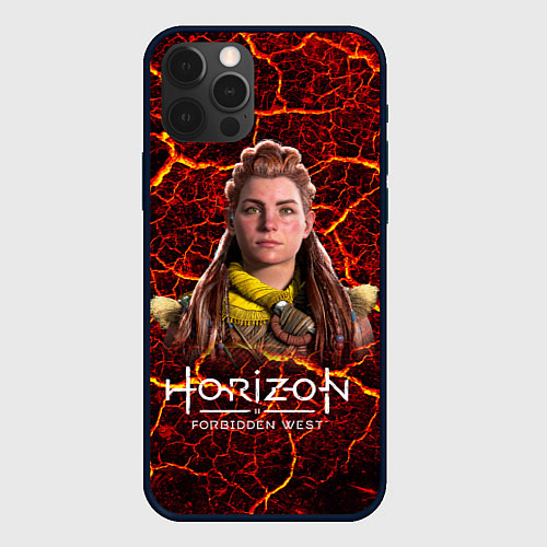 Чехол iPhone 12 Pro Max Horizon Forbidden West Элой / 3D-Черный – фото 1