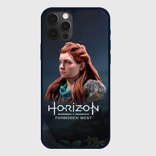 Чехол iPhone 12 Pro Max Элой Aloy Horizon Forbidden West / 3D-Черный – фото 1