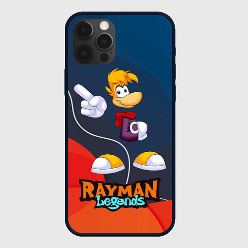 Чехол iPhone 12 Pro Max Rayman Legends kid / 3D-Черный – фото 1