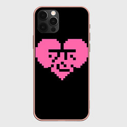 Чехол для iPhone 12 Pro Max Лого Otaku ni Koi wa Muzukashii, цвет: 3D-светло-розовый