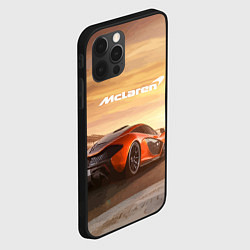 Чехол для iPhone 12 Pro Max McLaren - легендарная гоночная команда!, цвет: 3D-черный — фото 2