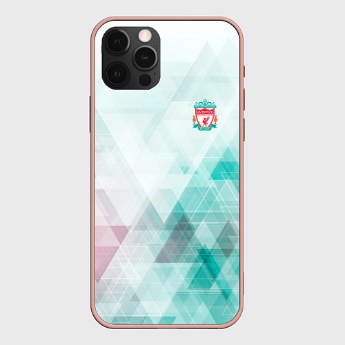 Чехол iPhone 12 Pro Max Liverpool лфк / 3D-Светло-розовый – фото 1