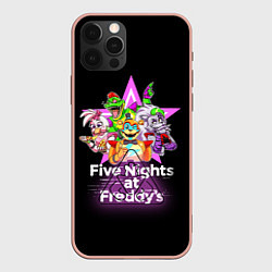 Чехол для iPhone 12 Pro Max Game Five Nights at Freddys: Security Breach, цвет: 3D-светло-розовый