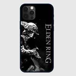 Чехол для iPhone 12 Pro Max ВАЛЬКИРИЯ ЧБ ELDEN RING, цвет: 3D-черный
