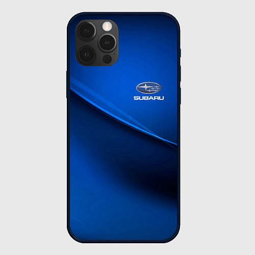 Чехол iPhone 12 Pro Max Subaru sport / 3D-Черный – фото 1