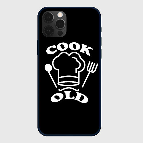 Чехол iPhone 12 Pro Max Cook old Старый повар Куколд / 3D-Черный – фото 1