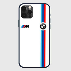 Чехол iPhone 12 Pro Max БМВ 3 STRIPE BMW WHITE