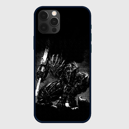 Чехол iPhone 12 Pro Max ГАТС В БРОНЕ БЕРСЕРК / 3D-Черный – фото 1