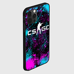 Чехол для iPhone 12 Pro Max КС ГО НЕОН CS GO NEON, цвет: 3D-черный — фото 2