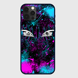 Чехол для iPhone 12 Pro Max ГЛАЗА АКАЗЫ ГЛИТЧ, цвет: 3D-черный