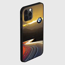 Чехол для iPhone 12 Pro Max BMW Night route, цвет: 3D-черный — фото 2