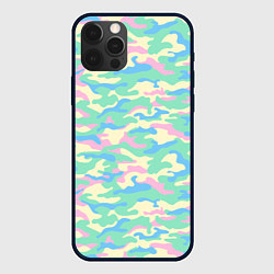 Чехол iPhone 12 Pro Max Камуфляж пастельные цвета