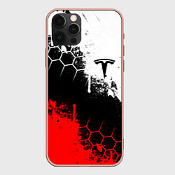 Чехол iPhone 12 Pro Max ТЕСЛА TESLA ЭЛЕКТРОМОБИЛИ