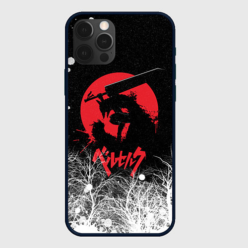 Чехол iPhone 12 Pro Max Берсерк лого / 3D-Черный – фото 1