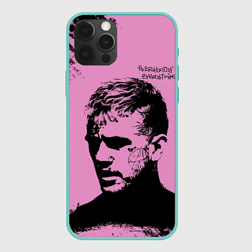 Чехол iPhone 12 Pro Max Лил Пип Всё Для Всех Lil Peep / 3D-Мятный – фото 1