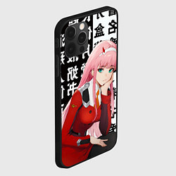 Чехол для iPhone 12 Pro Max Ноль два Любимый во франксе Zero Two, цвет: 3D-черный — фото 2