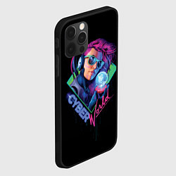 Чехол для iPhone 12 Pro Max Cyber World, цвет: 3D-черный — фото 2