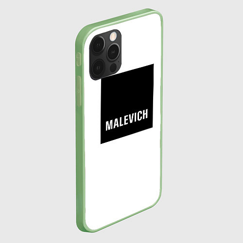 Чехол iPhone 12 Pro Max MALEVICH / 3D-Салатовый – фото 2