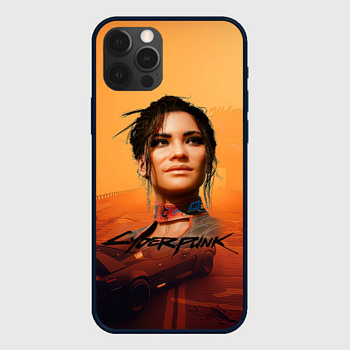 Чехол iPhone 12 Pro Max Panam Cyberpunk2077 / 3D-Черный – фото 1