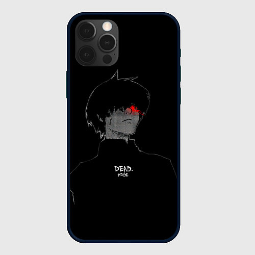 Чехол iPhone 12 Pro Max True Dead Inside / 3D-Черный – фото 1