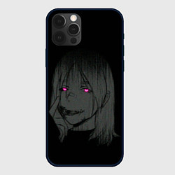 Чехол iPhone 12 Pro Max Девушка с неоновыми глазами