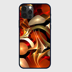 Чехол iPhone 12 Pro Max Абстрактные цифровые спирали
