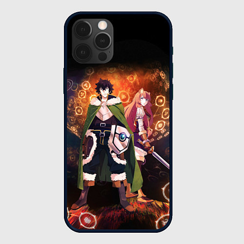 Чехол iPhone 12 Pro Max Рафталия и Наофуми / 3D-Черный – фото 1