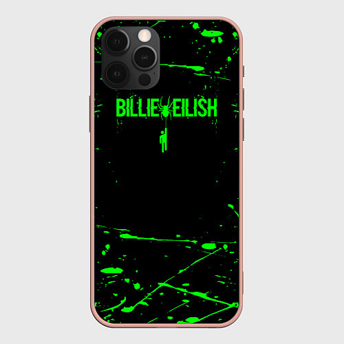 Чехол iPhone 12 Pro Max Билли айлиш billie eilish / 3D-Светло-розовый – фото 1