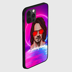 Чехол для iPhone 12 Pro Max Джонни Киберпанк2077 Cyberpunk2077, цвет: 3D-черный — фото 2